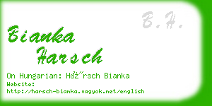 bianka harsch business card